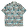 画像1: Early 00's Columbia 総柄 オープンカラーシャツ "RAYON×LINEN" (1)