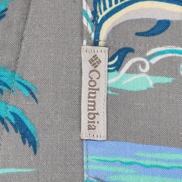 画像4: Early 00's Columbia 総柄 オープンカラーシャツ "RAYON×LINEN" (4)