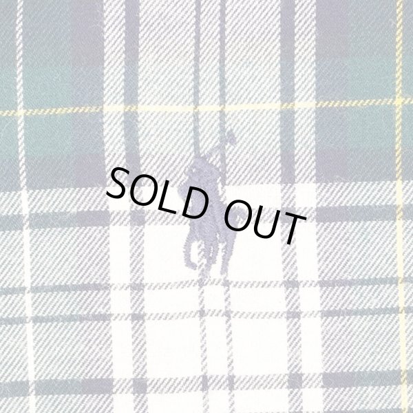 画像4: 90's Polo Ralph Lauren フランネル ボタンダウンシャツ "BLAKE" (4)