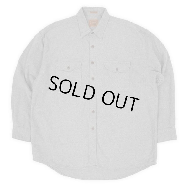 画像1: Late 90's ST JOHN'S BAY シャモアクロス ワークシャツ "GRAY" (1)