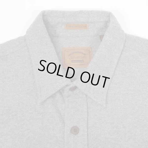 画像3: Late 90's ST JOHN'S BAY シャモアクロス ワークシャツ "GRAY" (3)