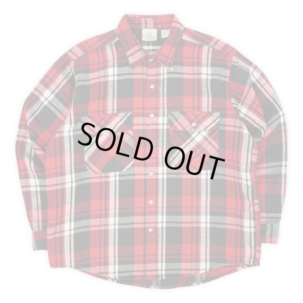 画像1: 90's VAN HEUSEN ヘビーネルシャツ "US COMPONENTS" (1)