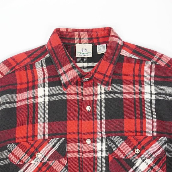 画像3: 90's VAN HEUSEN ヘビーネルシャツ "US COMPONENTS" (3)