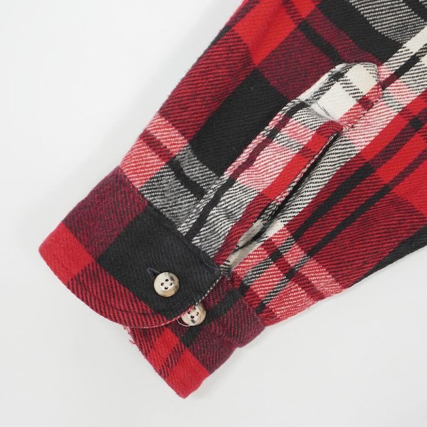 画像4: 90's VAN HEUSEN ヘビーネルシャツ "US COMPONENTS" (4)