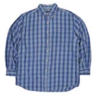 50's WINTER KING マチ付きネルシャツ - used&vintage box Hi-smile