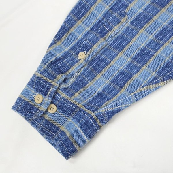 画像4: 90's BASIC EDITIONS フランネル ボタンダウンシャツ (4)