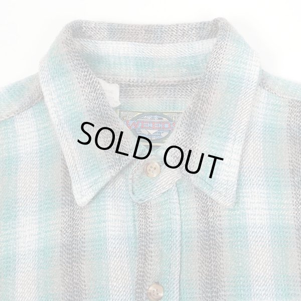 画像3: 90's WEEDS ヘビーネルシャツ "Ombre Plaid" (3)