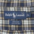 画像2: 90's Polo Ralph Lauren S/S ボタンダウンシャツ “GREGGOR / Navy Plaid” (2)