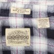 画像2: 80's SAUGATUCK プリントネルシャツ "Navy Ombre Plaid" (2)