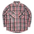 画像1: 80's PRIVETE PROPERTY ヘビーネルシャツ "MADE IN USA / Gray Plaid" (1)