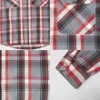 画像3: 80's PRIVETE PROPERTY ヘビーネルシャツ "MADE IN USA / Gray Plaid" (3)