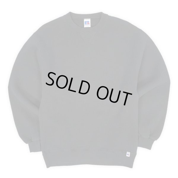 画像1: 90-00's RUSSELL 前V ブランクスウェット "BLACK" (1)