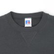 画像3: 90-00's RUSSELL 前V ブランクスウェット "BLACK" (3)