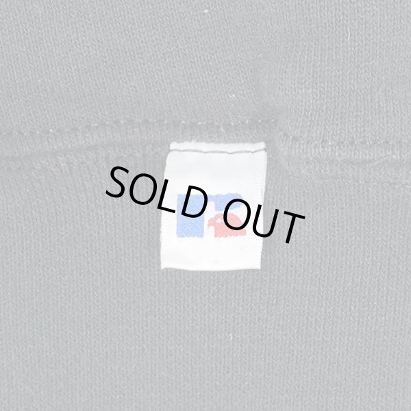 画像4: 90-00's RUSSELL 前V ブランクスウェット "BLACK" (4)