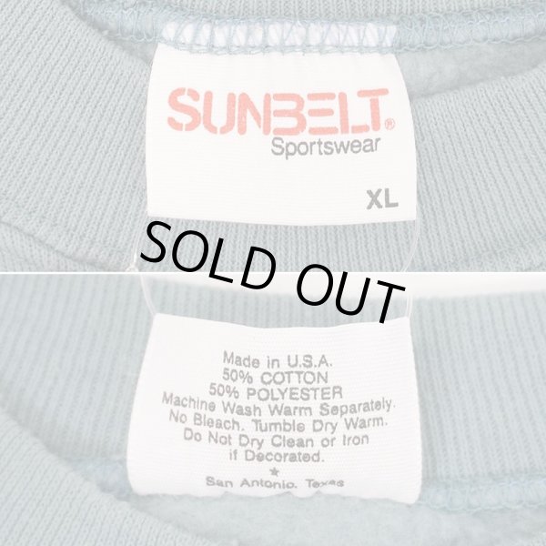 画像2: 90's SUNBELT ブランクスウェット "MADE IN USA" (2)