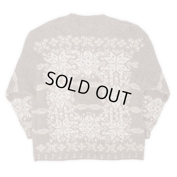 画像2: 90's Banana Republic ノルディック柄 ローゲージ ウールニット (2)