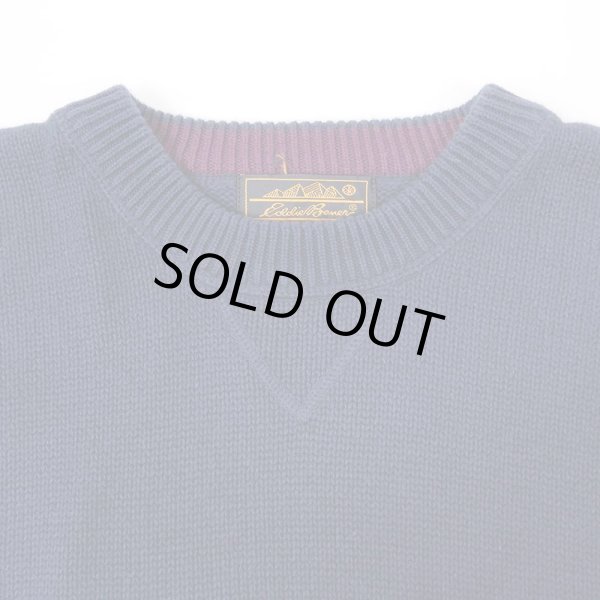 画像3: 80-90's Eddie Bauer コットンニット "黒タグ" (3)