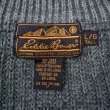 画像2: 80's Eddie Bauer ローゲージ コットンリブニット "黒タグ" (2)