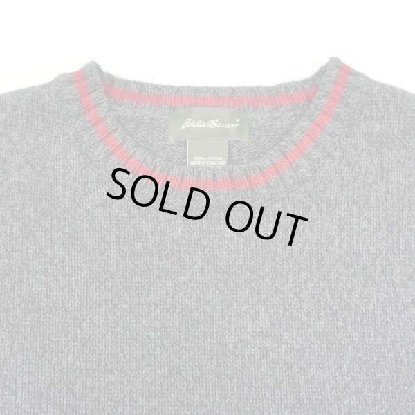 画像3: 00's Eddie Bauer リブライン コットンニット (3)