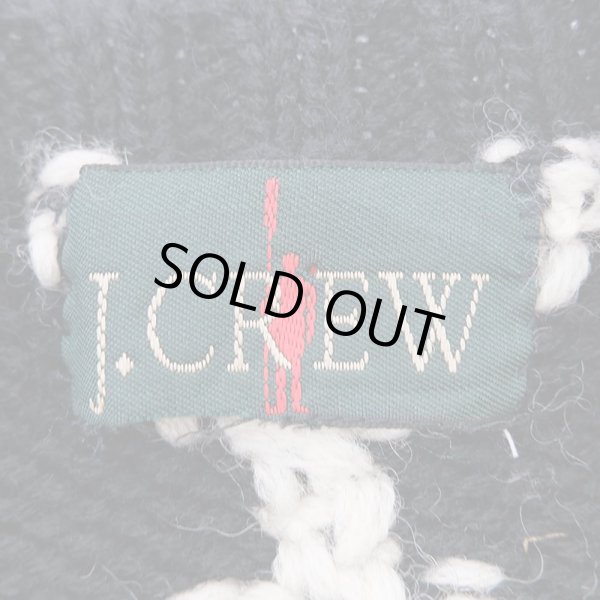 画像3: 90's J.CREW ローゲージ 総柄 ウールニット (3)