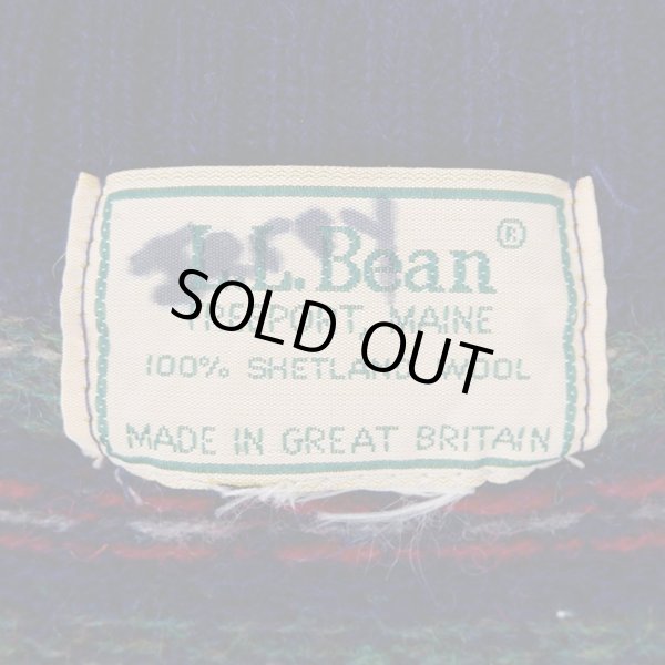 画像3: 80's L.L.Bean ノルディック柄 ニットベスト (3)