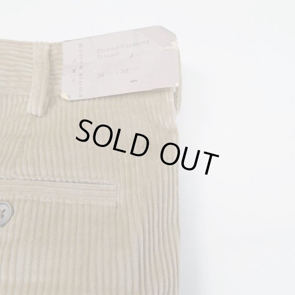 画像4: 90's Eddie Bauer 2タック 太畝コーデュロイパンツ "DEADSTOCK" (4)