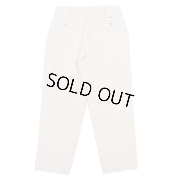 画像2: 90's Polo Ralph Lauren 2タック チノトラウザー "POLO CHINO" (2)
