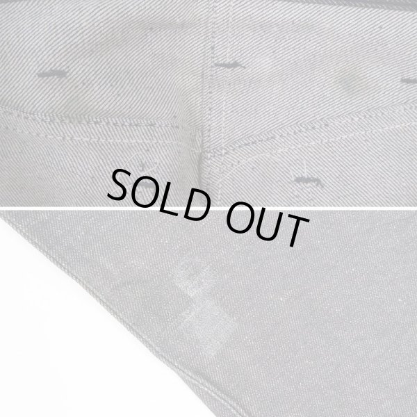 画像6: 70's bare kat 先染め ブラックデニムパンツ "DEADSTOCK" (6)