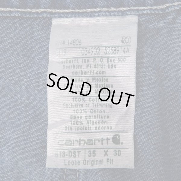 画像3: 00's Carhartt デニムペインターパンツ (3)