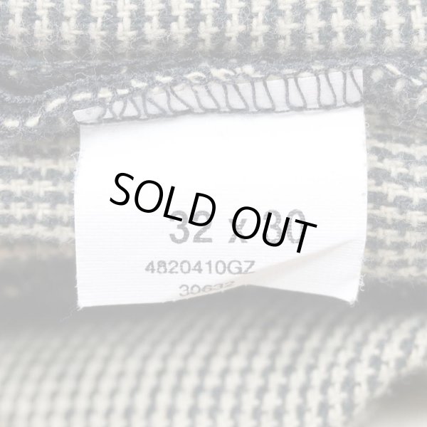 画像4: 90's Polo Ralph Lauren ハウンズトゥース柄 2タックトラウザー "W32 L30" (4)