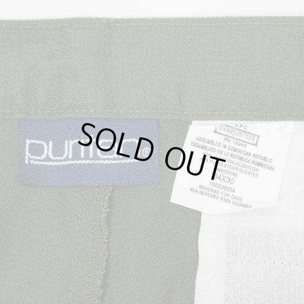 画像3: 90's Puritan 2タック チノトラウザー "DEADSTOCK / W34 L30 / OLIVE" (3)