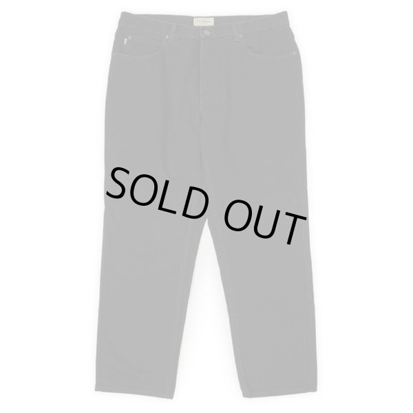 画像1: 00's L.L.Bean ブラックデニムパンツ "W36 L29" (1)