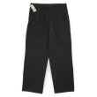 画像1: 00's DOCKERS 2タック ポリエステルトラウザー "BLACK / DEADSTOCK" (1)