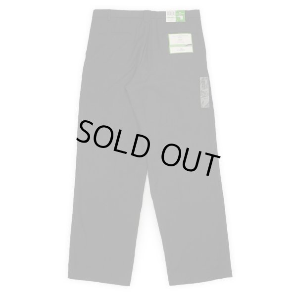画像2: 00's DOCKERS 2タック ポリエステルトラウザー "BLACK / DEADSTOCK" (2)