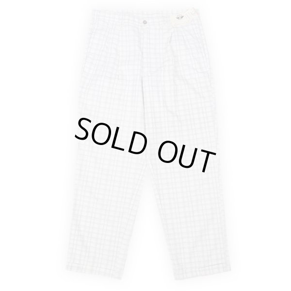 画像2: 90's Dockers チェック柄 2タック コットントラウザー “DEADSTOCK” (2)