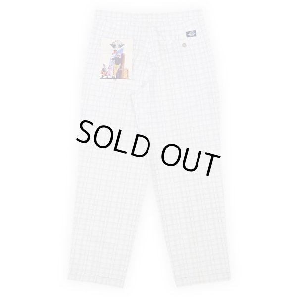 画像3: 90's Dockers チェック柄 2タック コットントラウザー “DEADSTOCK” (3)