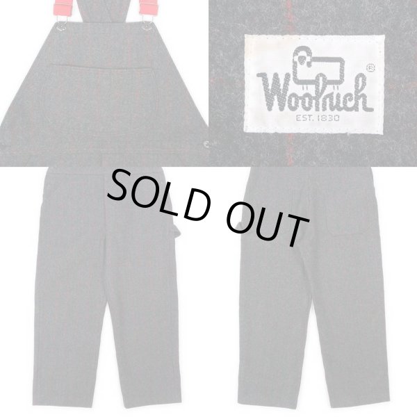 画像2: 70's Woolrich ヘビーウール オーバーオール "Near DEADSTOCK" (2)
