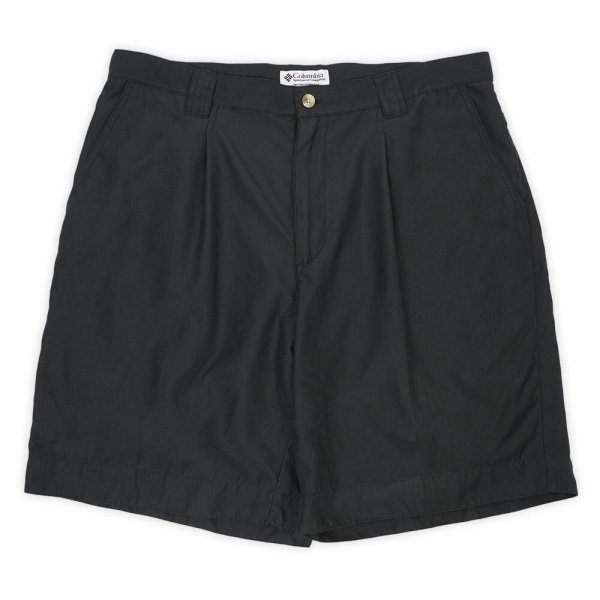 画像1: Early 00's Columbia GRT 1タックショーツ "BLACK" (1)