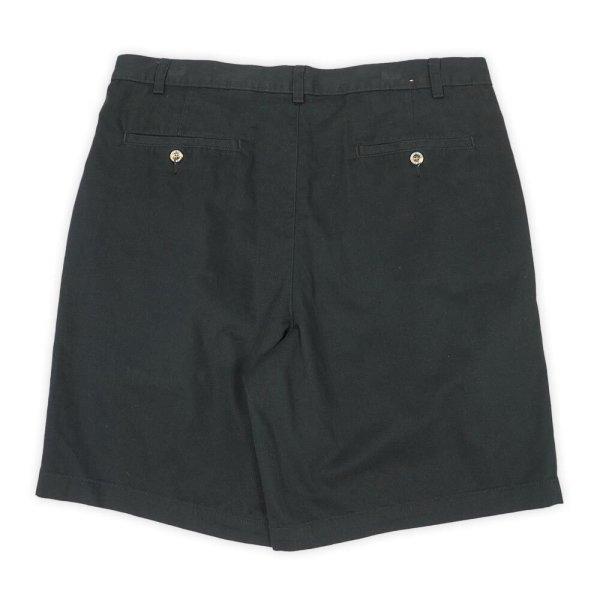 画像2: 90's Eddie Bauer 2タック チノショーツ "BLACK" (2)