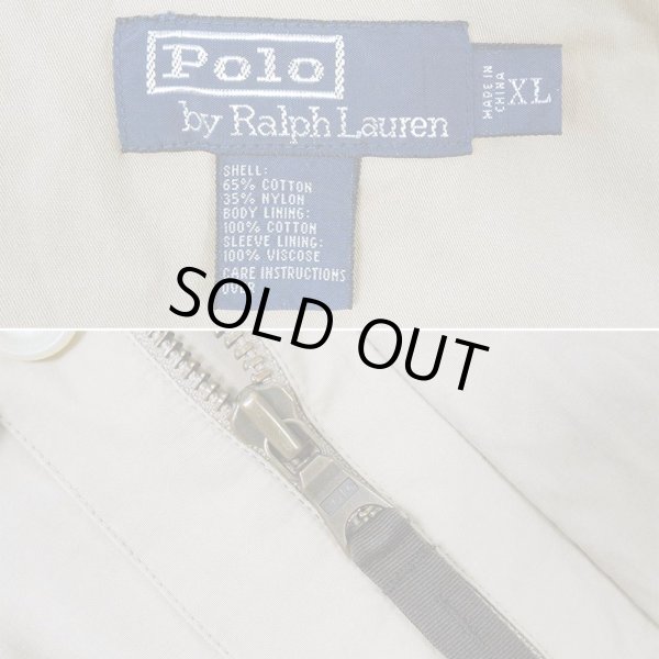 画像3: 90's Polo Ralph Lauren コットン×ナイロン ハーフコート (3)