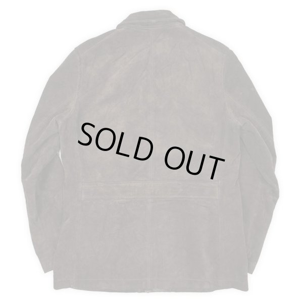 画像2: 00's Banana Republic スウェードレザー ハーフコート (2)