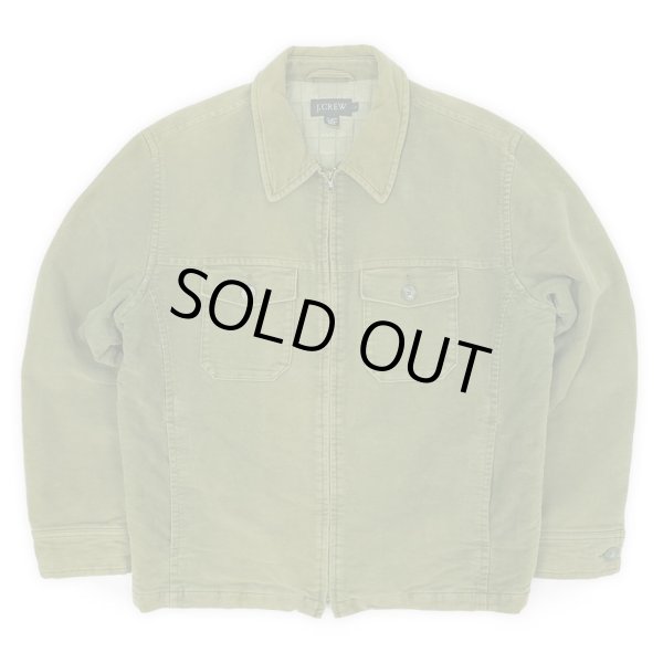 画像1: 00's J.CREW モールスキン ワークジャケット (1)