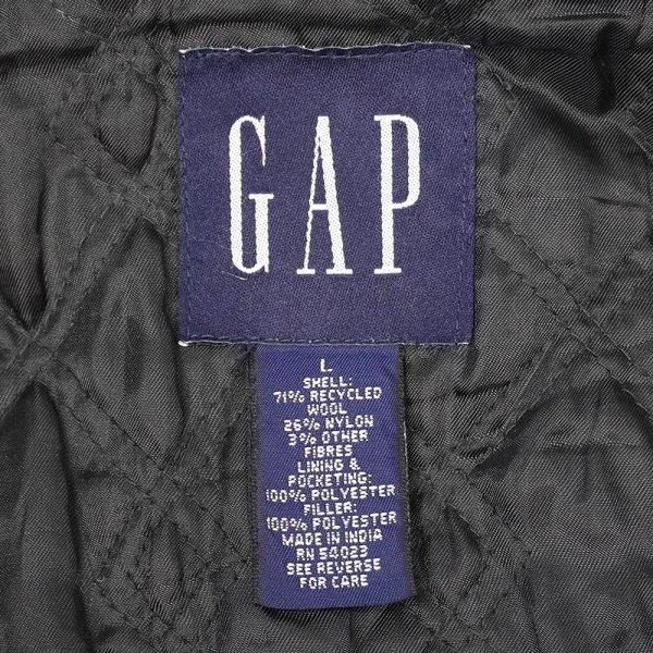 画像2: 00's OLD GAP ウールスポーツジャケット (2)