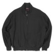 画像1: 00's NORDSTROM ウールハリントンジャケット "BLACK" (1)