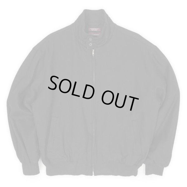 画像1: 00's NORDSTROM ウールハリントンジャケット "BLACK" (1)