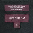 画像2: 00's NORDSTROM ウールハリントンジャケット "BLACK" (2)