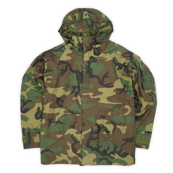 画像1: Early 90's US.ARMY ECWCS ウッドランドカモ柄 GORE-TEX PARKA "SMALL-SHORT" (1)