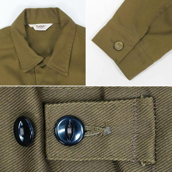 画像4: 70's Lee 220-1031 ツイルトラッカージャケット "BROWN" (4)
