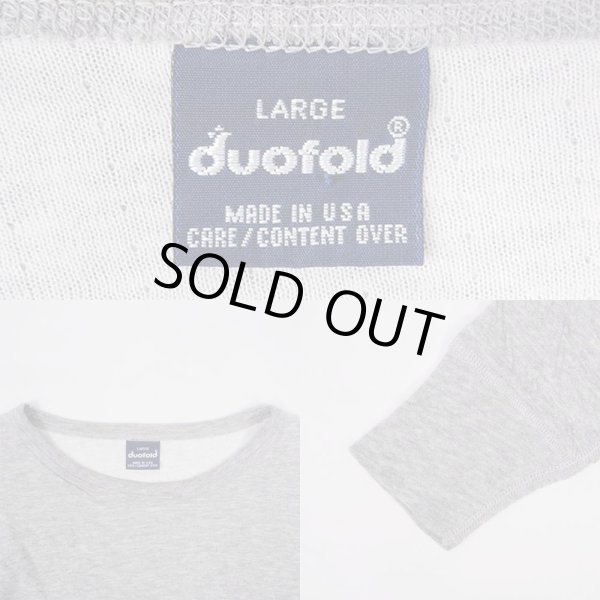画像2: 90's duofold 2PLY L/S カットソー "MADE IN USA" (2)