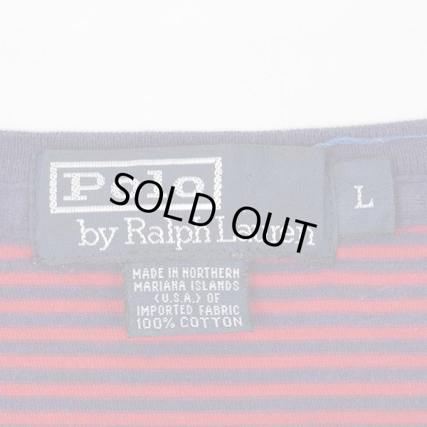 画像2: 90's Polo Ralph Lauren ボーダーTシャツ (2)
